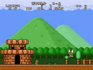 Screenshot Thumbnail / Media File 1 for Super Mario World (USA) [Hack by Pac v1.2] (~Super Mario Bros. Deluxe)